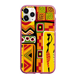 Чехол iPhone 11 Pro матовый Африка