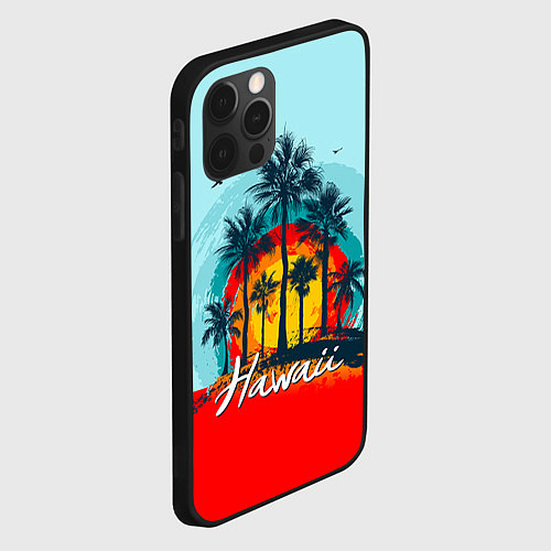 Чехол iPhone 12 Pro Max HAWAII 6 / 3D-Черный – фото 2