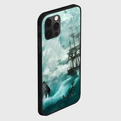 Чехол для iPhone 12 Pro Max Море, цвет: 3D-черный — фото 2
