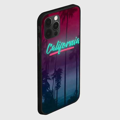 Чехол iPhone 12 Pro Max California / 3D-Черный – фото 2