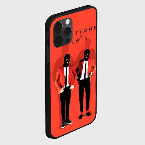 Чехол iPhone 12 Pro Max Twenty One Pilots / 3D-Черный – фото 2