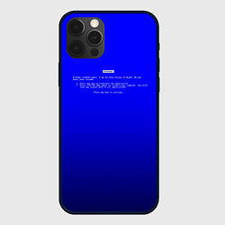 Чехол для iPhone 12 Pro Max BSOD, цвет: 3D-черный