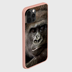 Чехол для iPhone 12 Pro Max Глаза гориллы, цвет: 3D-светло-розовый — фото 2
