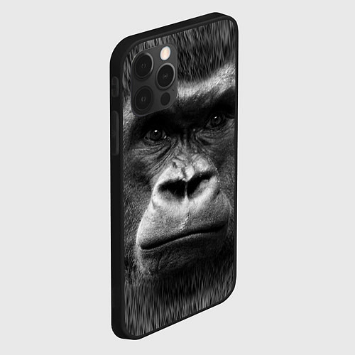 Чехол iPhone 12 Pro Max Взгляд / 3D-Черный – фото 2