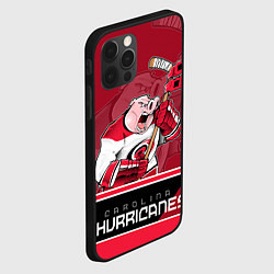 Чехол для iPhone 12 Pro Max Carolina Hurricanes, цвет: 3D-черный — фото 2