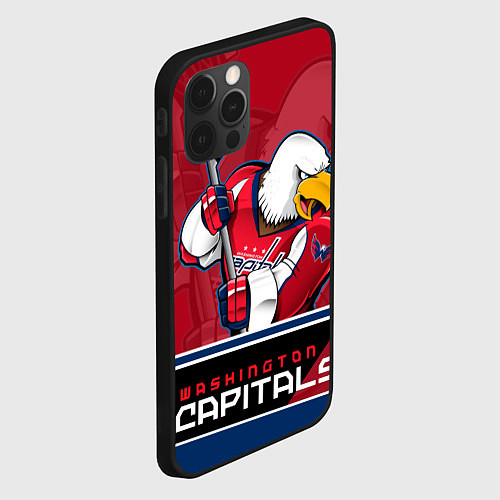 Чехол iPhone 12 Pro Max Washington Capitals / 3D-Черный – фото 2