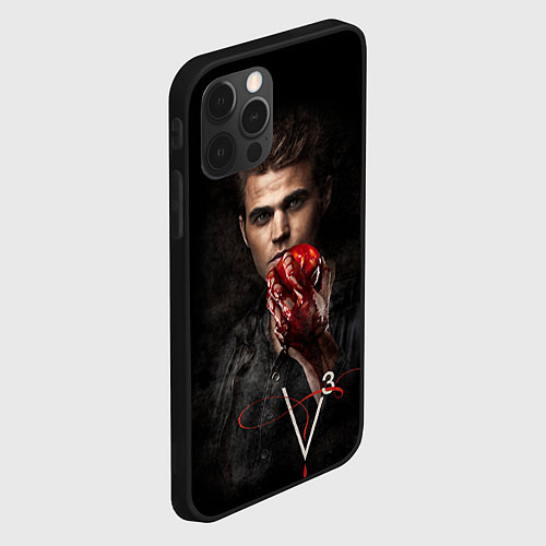 Чехол iPhone 12 Pro Max Stefan Salvatore V3 / 3D-Черный – фото 2