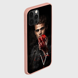 Чехол для iPhone 12 Pro Max Stefan Salvatore V3, цвет: 3D-светло-розовый — фото 2