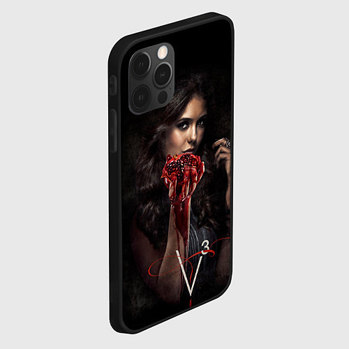 Чехол iPhone 12 Pro Max Elena Gilbert V3 / 3D-Черный – фото 2