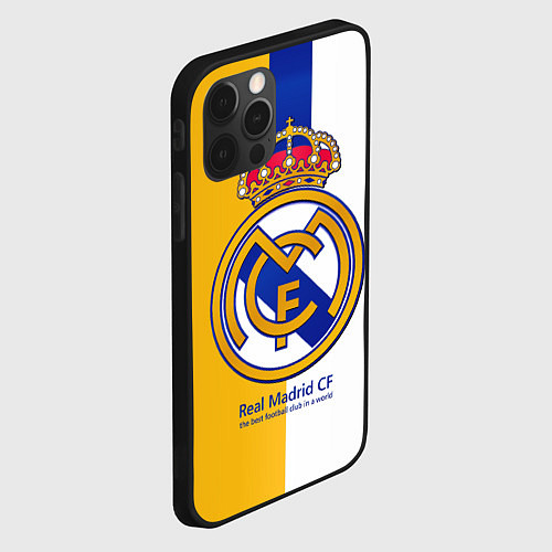 Чехол iPhone 12 Pro Max Real Madrid CF / 3D-Черный – фото 2