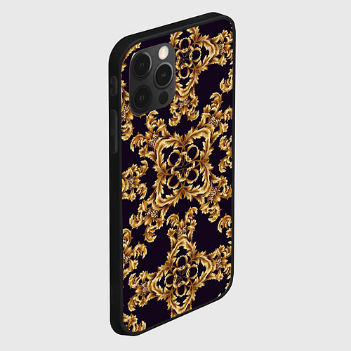 Чехол iPhone 12 Pro Max Style / 3D-Черный – фото 2