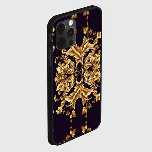 Чехол iPhone 12 Pro Max Style / 3D-Черный – фото 2