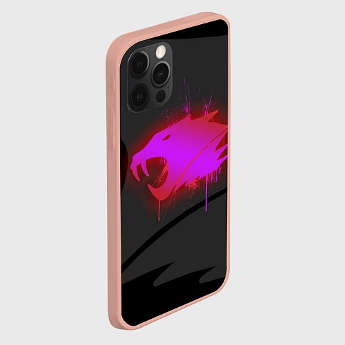 Чехол iPhone 12 Pro Max CS:GO: iBUYPOWER Black Сollection / 3D-Светло-розовый – фото 2