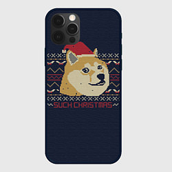 Чехол iPhone 12 Pro Max Doge Such Christmas