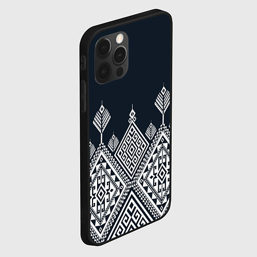 Чехол iPhone 12 Pro Max Pat30 / 3D-Черный – фото 2