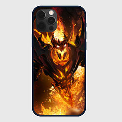 Чехол для iPhone 12 Pro Max Nevermore Hell, цвет: 3D-черный