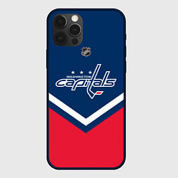 Чехол для iPhone 12 Pro Max NHL: Washington Capitals, цвет: 3D-черный