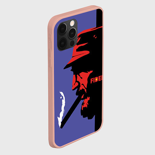 Чехол iPhone 12 Pro Max Fidel / 3D-Светло-розовый – фото 2