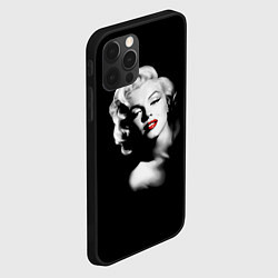 Чехол для iPhone 12 Pro Max Мэрилин Монро, цвет: 3D-черный — фото 2