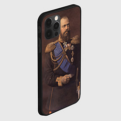Чехол для iPhone 12 Pro Max Александр III Миротворец, цвет: 3D-черный — фото 2