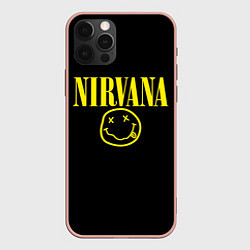 Чехол для iPhone 12 Pro Max Nirvana Rock, цвет: 3D-светло-розовый