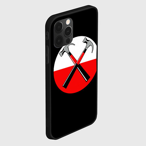 Чехол iPhone 12 Pro Max Pink Floyd: Hammers / 3D-Черный – фото 2