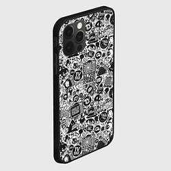 Чехол для iPhone 12 Pro Max Стикербомбинг, цвет: 3D-черный — фото 2