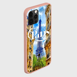 Чехол для iPhone 12 Pro Max Daytime Paris, цвет: 3D-светло-розовый — фото 2