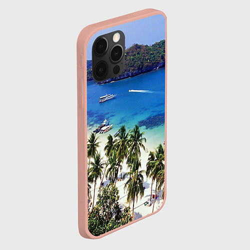 Чехол iPhone 12 Pro Max Таиланд / 3D-Светло-розовый – фото 2