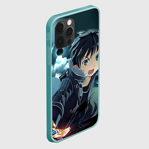 Чехол iPhone 12 Pro Max Alice Schuberg2 / 3D-Мятный – фото 2