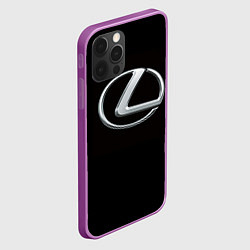 Чехол для iPhone 12 Pro Max Lexus, цвет: 3D-сиреневый — фото 2