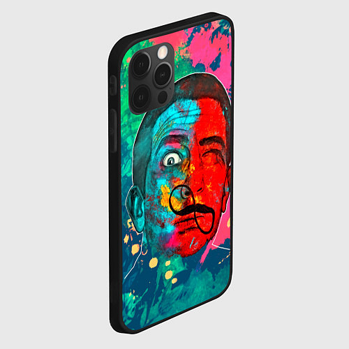 Чехол iPhone 12 Pro Max Dali Art / 3D-Черный – фото 2