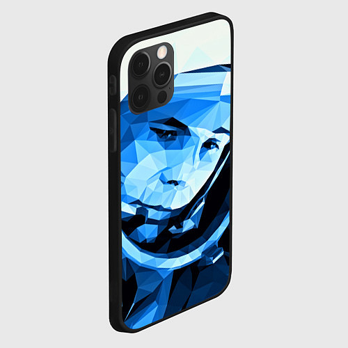 Чехол iPhone 12 Pro Max Gagarin Art / 3D-Черный – фото 2