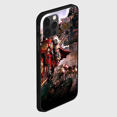 Чехол iPhone 12 Pro Max Warhammer 40k: Angelos / 3D-Черный – фото 2