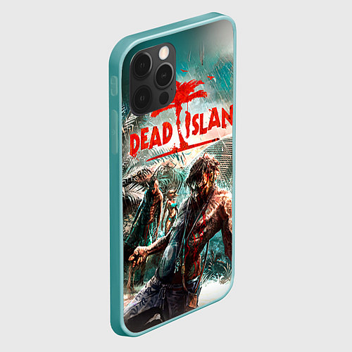 Чехол iPhone 12 Pro Max Dead Island / 3D-Мятный – фото 2
