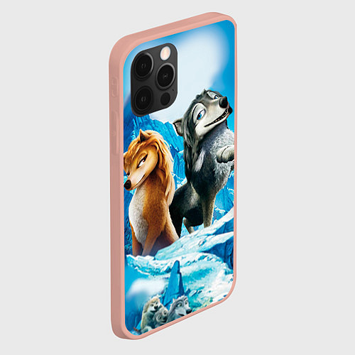 Чехол iPhone 12 Pro Max Альфа и Омега 8 / 3D-Светло-розовый – фото 2