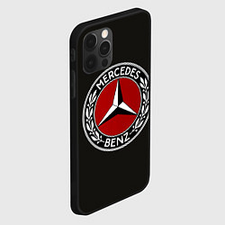 Чехол для iPhone 12 Pro Max Mercedes-Benz, цвет: 3D-черный — фото 2