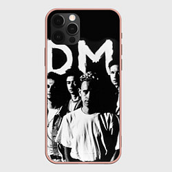 Чехол для iPhone 12 Pro Max Depeche mode: black, цвет: 3D-светло-розовый