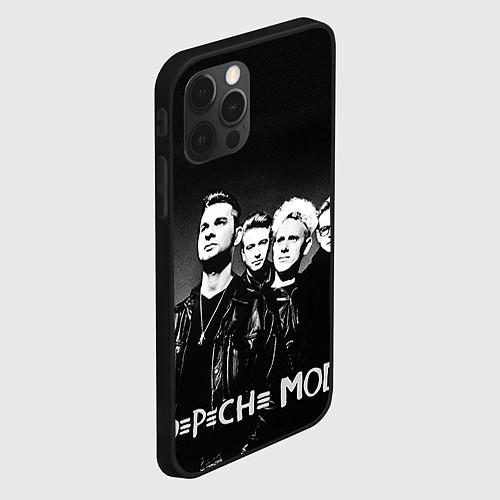 Чехол iPhone 12 Pro Max Depeche Mode: mono / 3D-Черный – фото 2