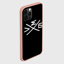 Чехол для iPhone 12 Pro Max Хлеб: символ, цвет: 3D-светло-розовый — фото 2