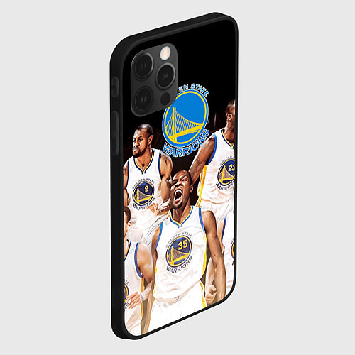 Чехол iPhone 12 Pro Max Golden State Warriors 5 / 3D-Черный – фото 2