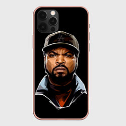 Чехол для iPhone 12 Pro Max Ice Cube, цвет: 3D-светло-розовый