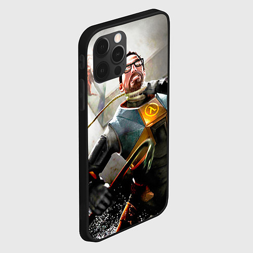 Чехол iPhone 12 Pro Max Freeman / 3D-Черный – фото 2