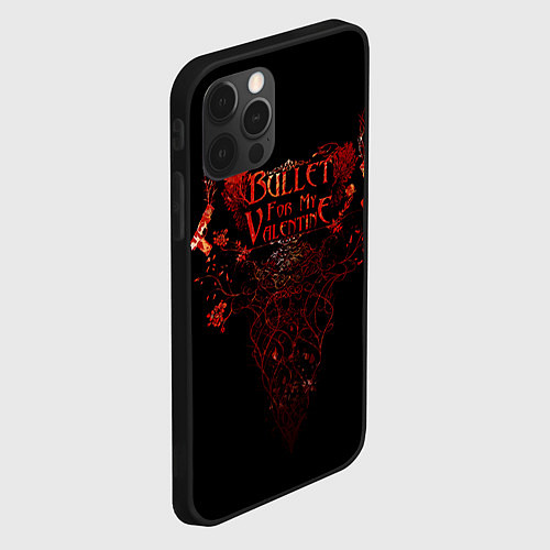 Чехол iPhone 12 Pro Max Bullet For My Valentine / 3D-Черный – фото 2