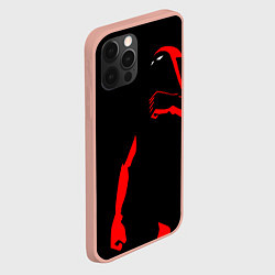 Чехол для iPhone 12 Pro Max Dethklok: Dark Man, цвет: 3D-светло-розовый — фото 2