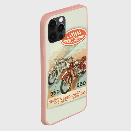 Чехол iPhone 12 Pro Max JAWA / 3D-Светло-розовый – фото 2