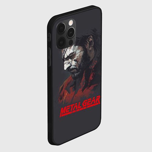 Чехол iPhone 12 Pro Max Metal Gear Solid / 3D-Черный – фото 2