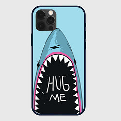 Чехол для iPhone 12 Pro Max Shark: Hug me, цвет: 3D-черный