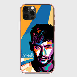 Чехол iPhone 12 Pro Max Neymar Polygons