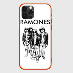Чехол для iPhone 12 Pro Max Ramones Party, цвет: 3D-красный